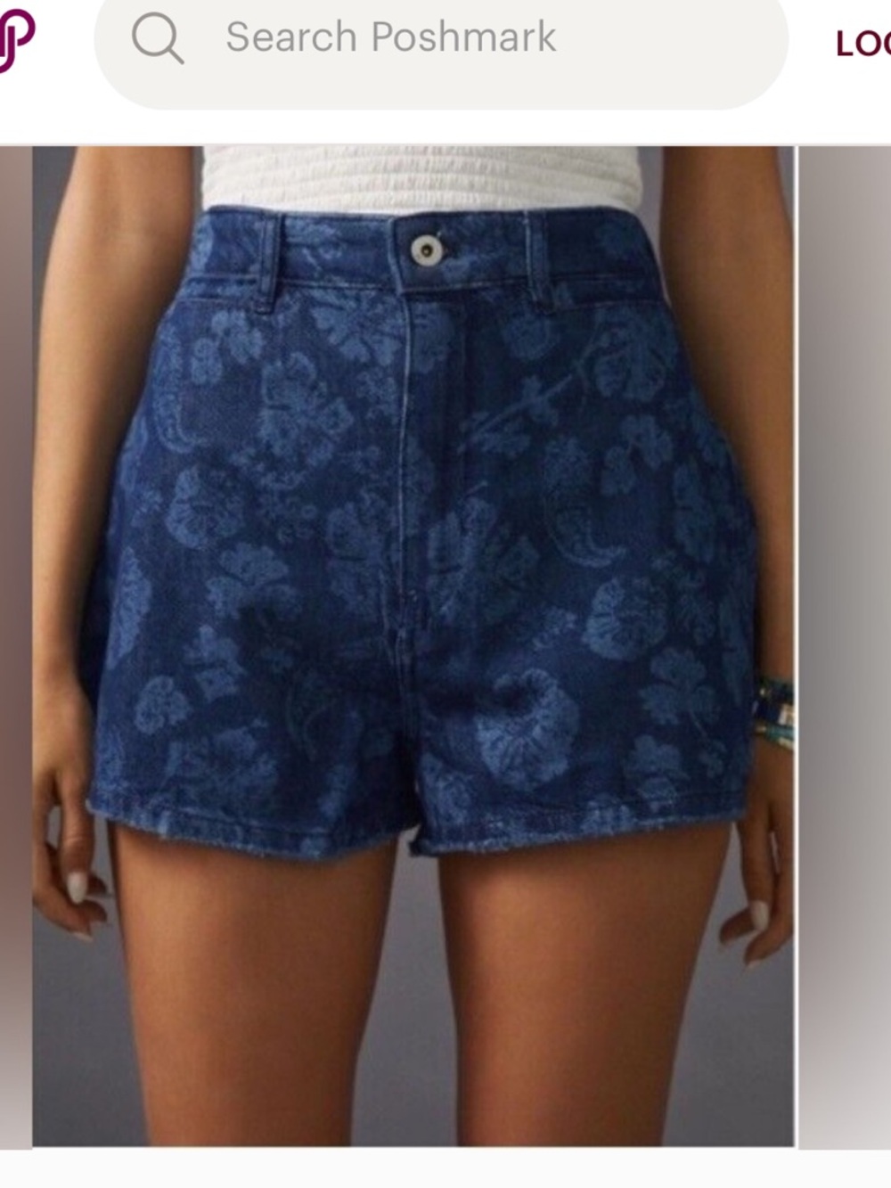 Anthropologie Pilcro Women’s Floral shorts size 28